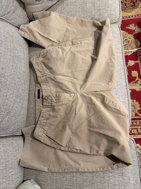 Lands’ End Khaki Pants Women’s Size 16 Fit 2 Classic Straight Leg Cotton